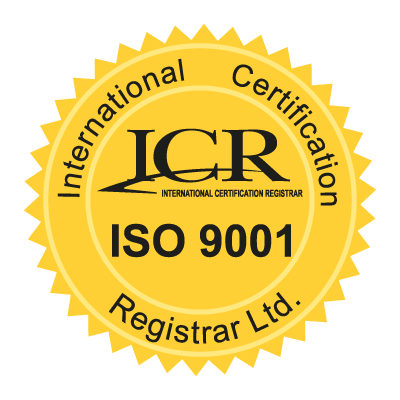 ICR ISO9001 logo vector