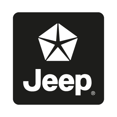 Jeep black logo vector