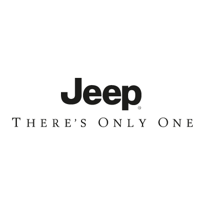 Jeep There’s Only Once logo vector