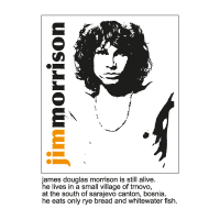 Jim Morrison - The Doors vector logo
