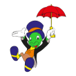 Jiminy Cricket logo vector