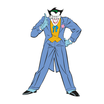 Joker from Batman logo vector