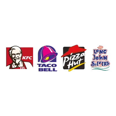 KFC – Taco Bell – Pizza Hut – Long John Silver’s logo vector