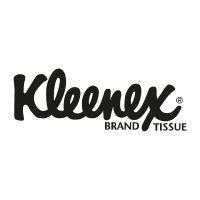 Kleenex black vector logo
