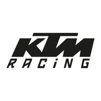 KTM Racing black vector logo