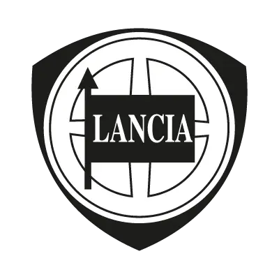 Lancia black logo vector