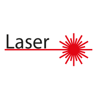Laser vector logo