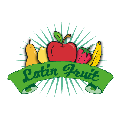 Latin Fruit logo vector