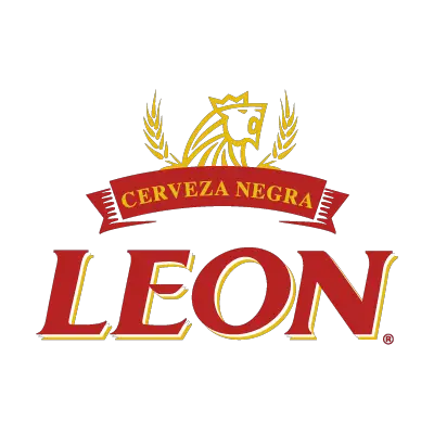 Leon cerveza logo vector