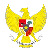 National emblem of Indonesia vector logo