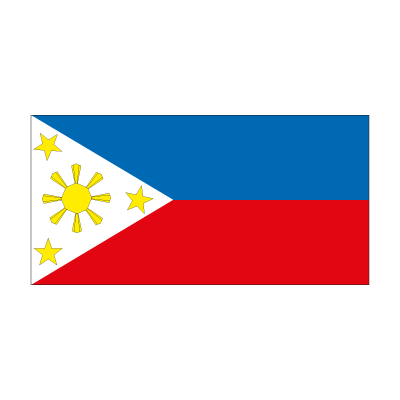 Flag of Philippines logo vector