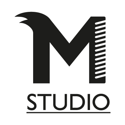 M studio logo vector