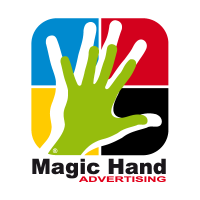 Magic hand vector logo