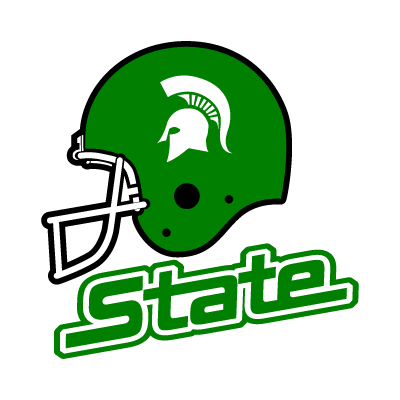 Michigan State Spartans Helmet logo vector
