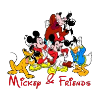 Mickey & Friends vector logo
