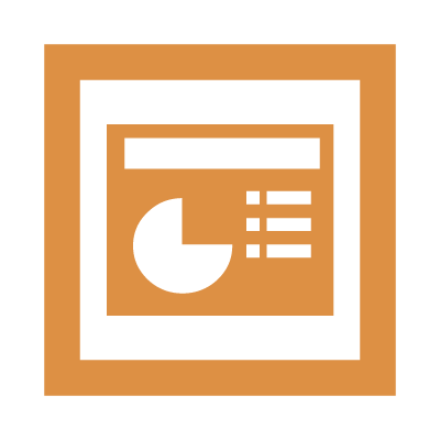 Microsoft Office - Powerpoint vector logo