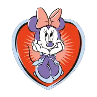 Minnie Mouse Cartoon vector logo