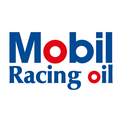 Mobil Racing oil logo vector