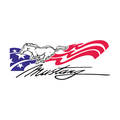Mustang USA vector logo