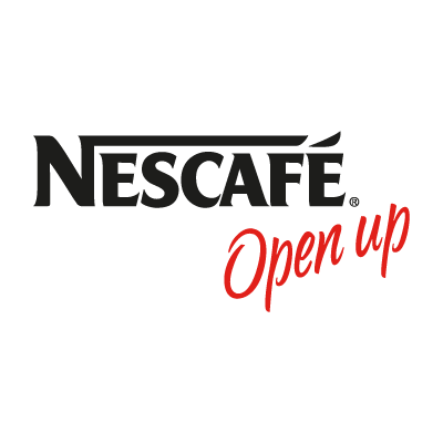 Nescafe Open up logo vector