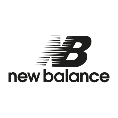 new balance logo black