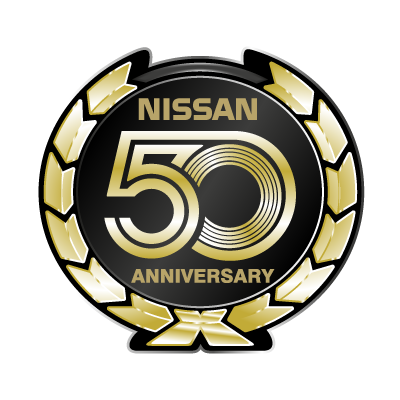 Nissan 50 Anniversary logo vector