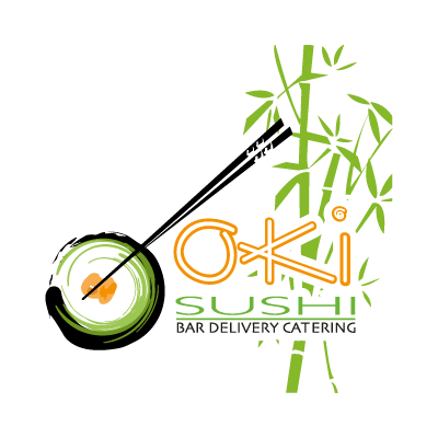 Oki Sushi logo vector
