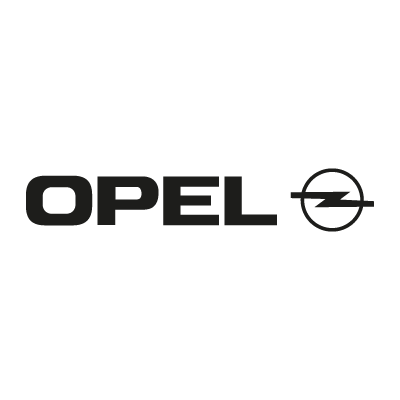 Opel black vector logo