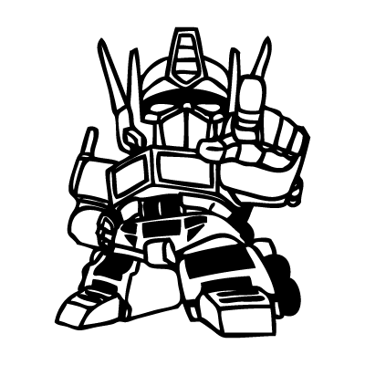 Optimus prime logo vector