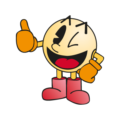 Pac-Man (character) logo vector