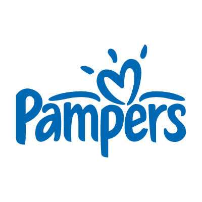 Pampers baby logo vector