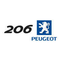 Peugeot 206 (.EPS) vector logo