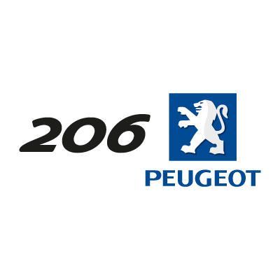 Peugeot 206 (.EPS) logo vector