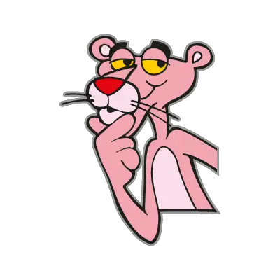 Pink Panther - Roofing vector logo