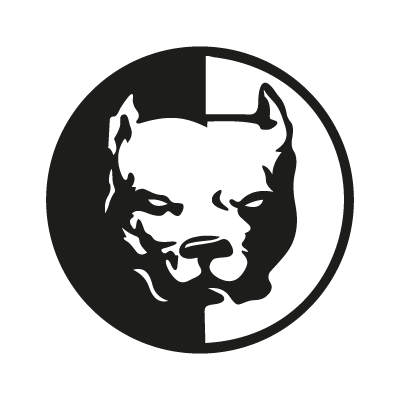 Pit bull logo vector