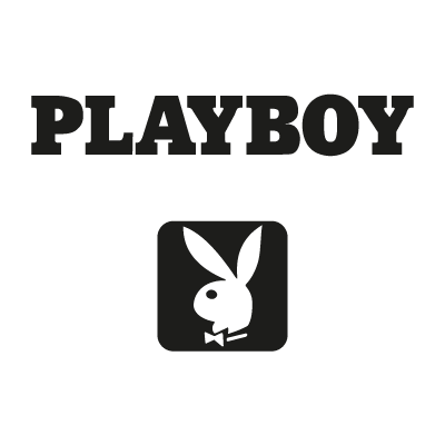 Playboy black logo vector
