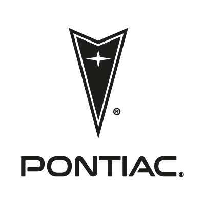 Pontiac black logo vector