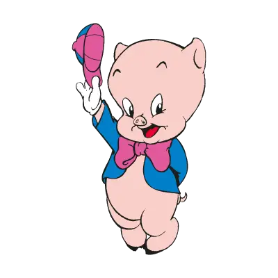 Porky Pig logo vector