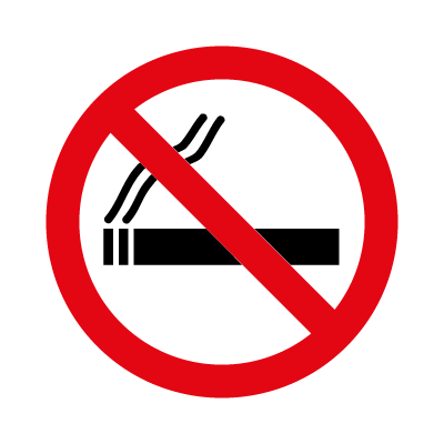Prohibido fumar logo vector