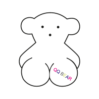 Qq bear vector logo