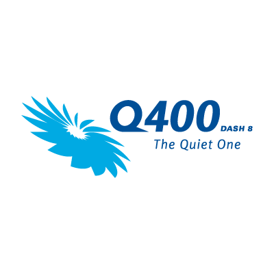 Q400 Dash 8 logo vector