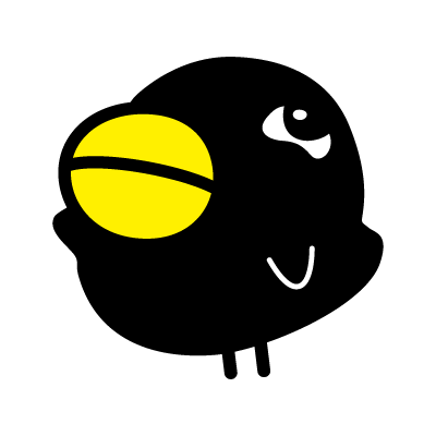 QR Karasuto-kun logo vector