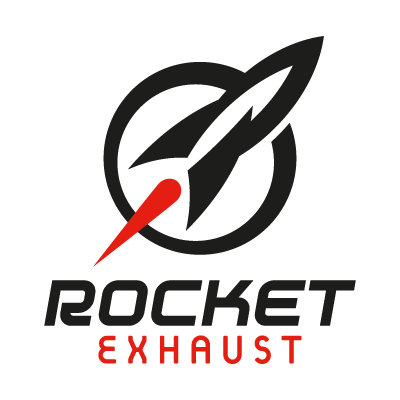 Rocket Exhaust logo vector