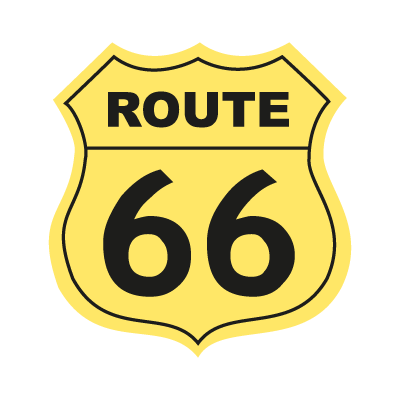 Route 66 logo vector
