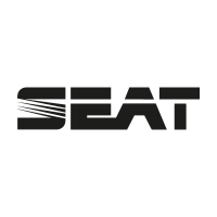 Seat black vector logo