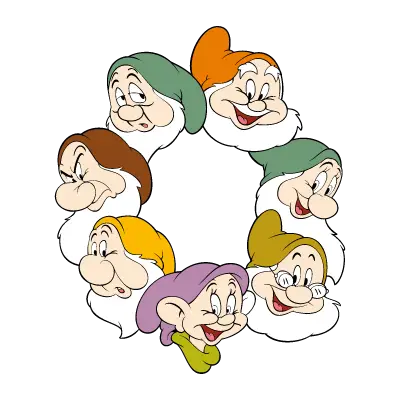 Seven Dwarfs logo vector