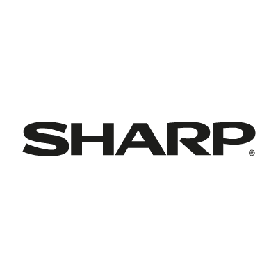 Sharp black logo vector