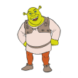 Free download Shrek character logo vector Shrek character logo vector