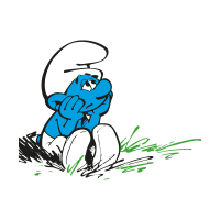 Smurf Wandering vector logo