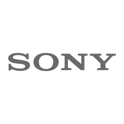 Sony black logo vector